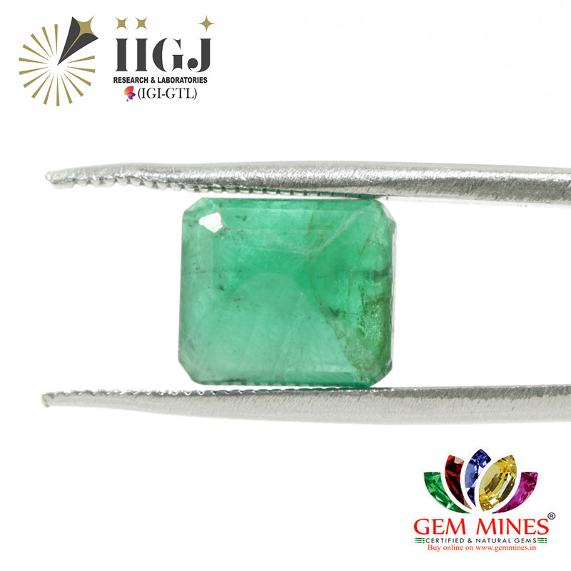 EMR13517 2 EMERALD 3.43 Ct.