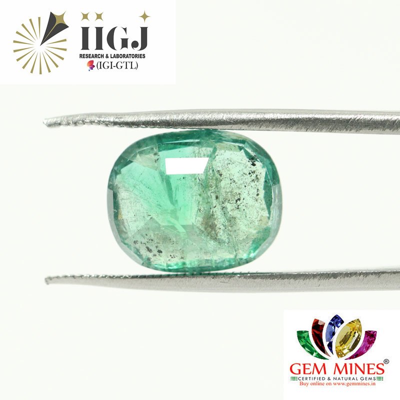 EMR13567 2 EMERALD 6.72 Ct.