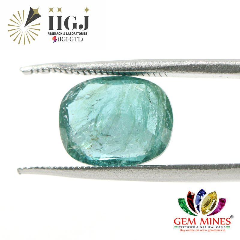EMR13576 2 EMERALD 4.34 Ct.