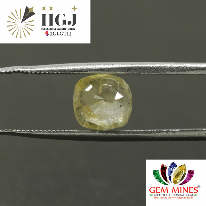 YSP9407 2 YELLOW SAPPHIRE 3.57 Ct.