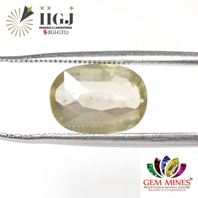 YSP9563 1 YELLOW SAPPHIRE 4.09 Ct.