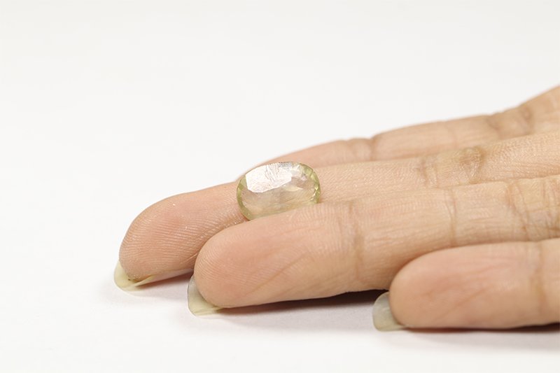 YSP9563 3 YELLOW SAPPHIRE 4.09 Ct.