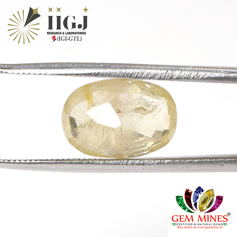 YELLOW SAPPHIRE 6.21 Ct. 3 YSP9572 2 YELLOW SAPPHIRE 6.21 Ct.