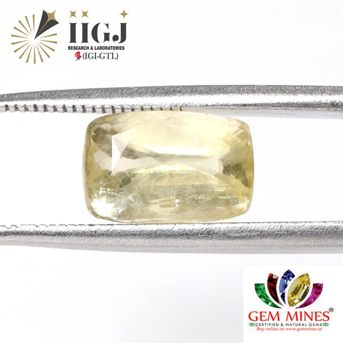 YSP9618 1 YELLOW SAPPHIRE 4.02 Ct.