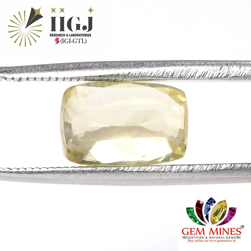 YSP9618 2 YELLOW SAPPHIRE 4.02 Ct.