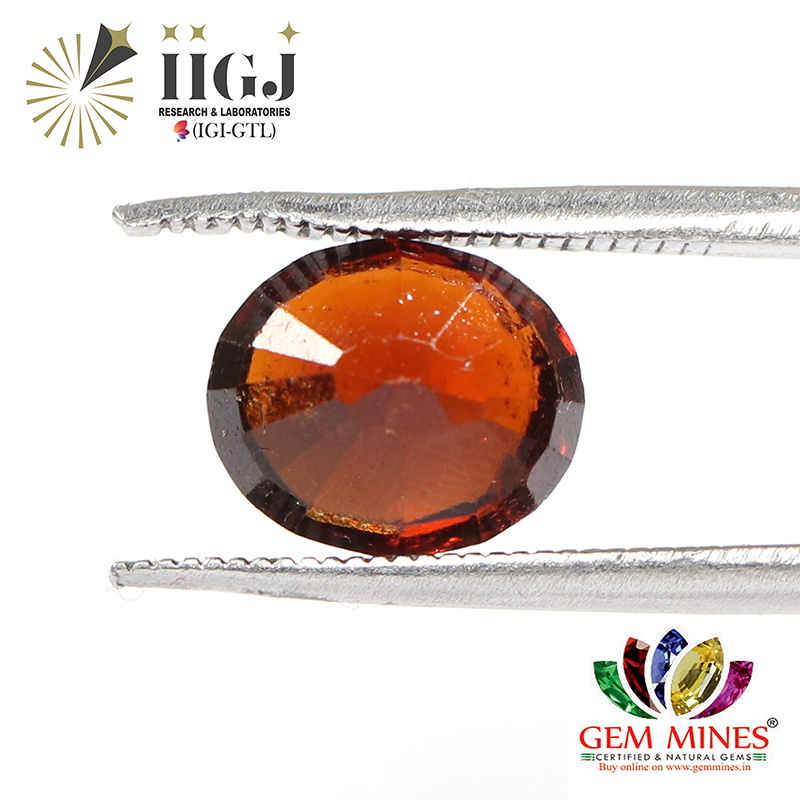 HESSONITE GOMED 3.55 Ct. 3 GMD4860 2 HESSONITE GOMED 3.55 Ct.