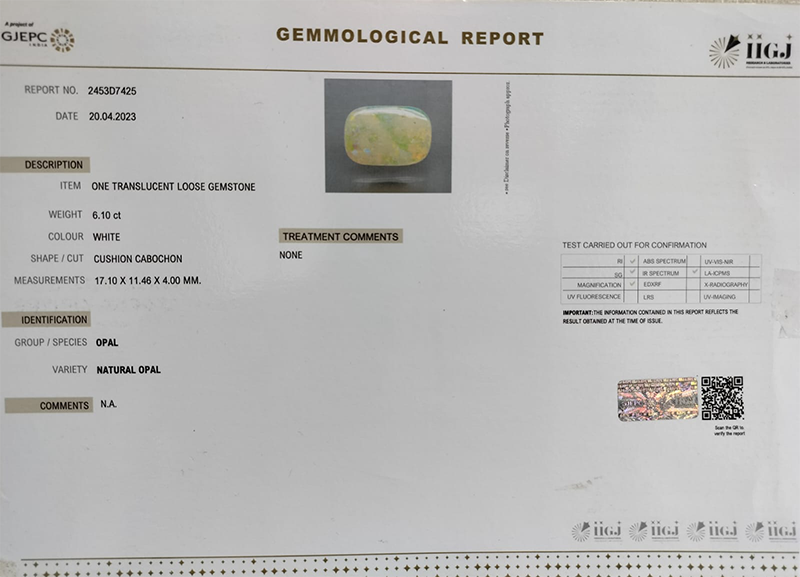 OPAL 6.1 Ct. 4 OPL6874 4 OPAL 6.1 Ct.