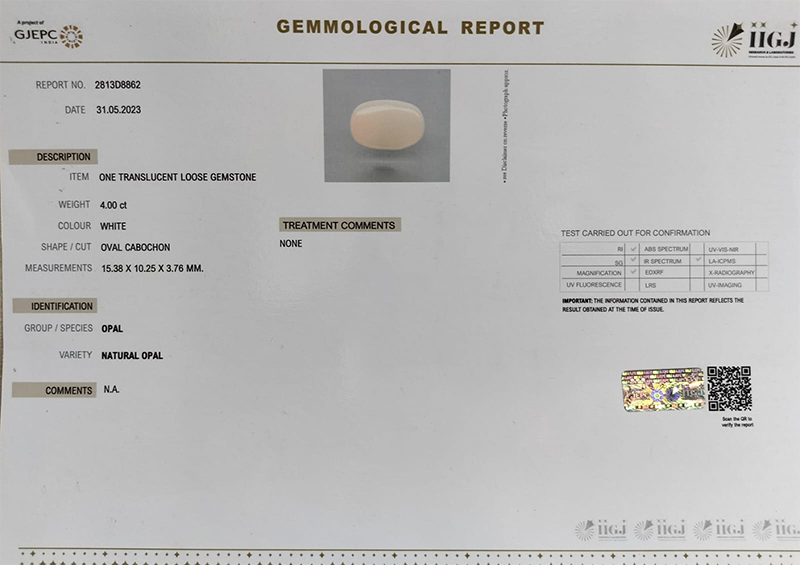 OPL6950 4 OPAL 4 Ct.