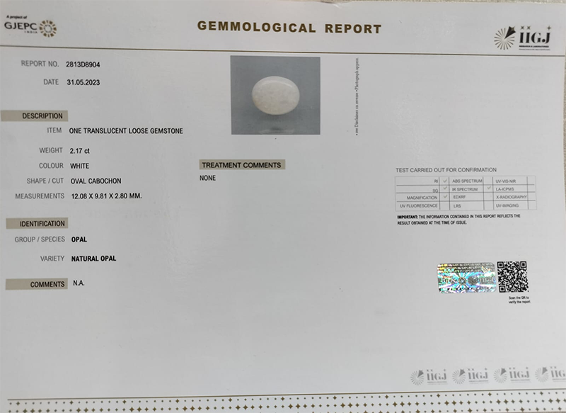 OPL6992 4 OPAL 2.17 Ct.