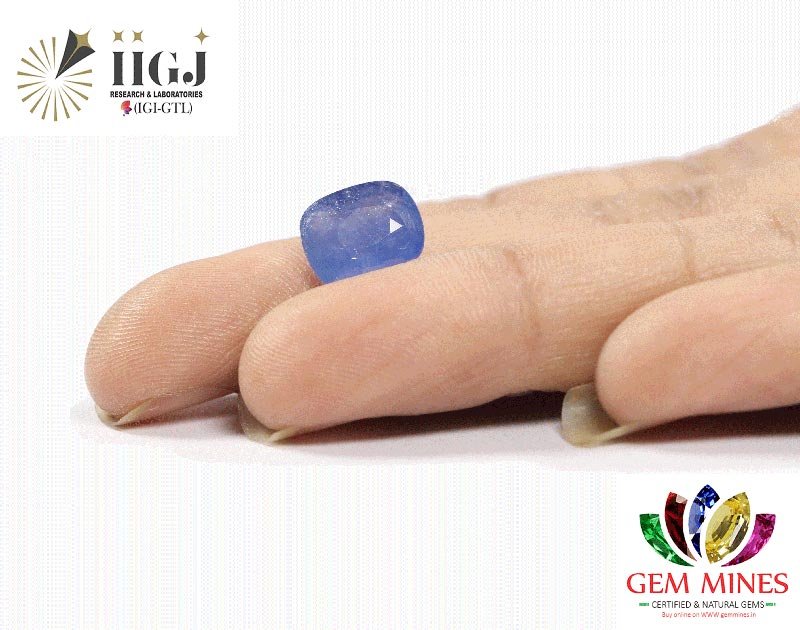 BSP9516 3 BLUE SAPPHIRE 3.84 Ct.