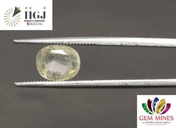 YSP10437 1 YELLOW SAPPHIRE 2.39 Ct.