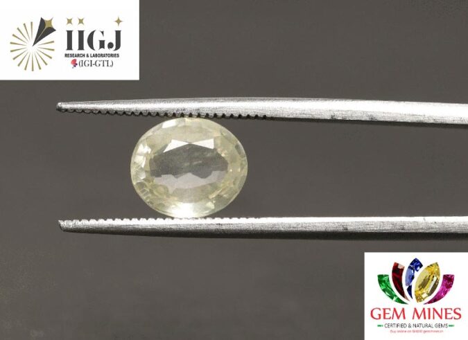 YSP10443 1 YELLOW SAPPHIRE 2.43 Ct.