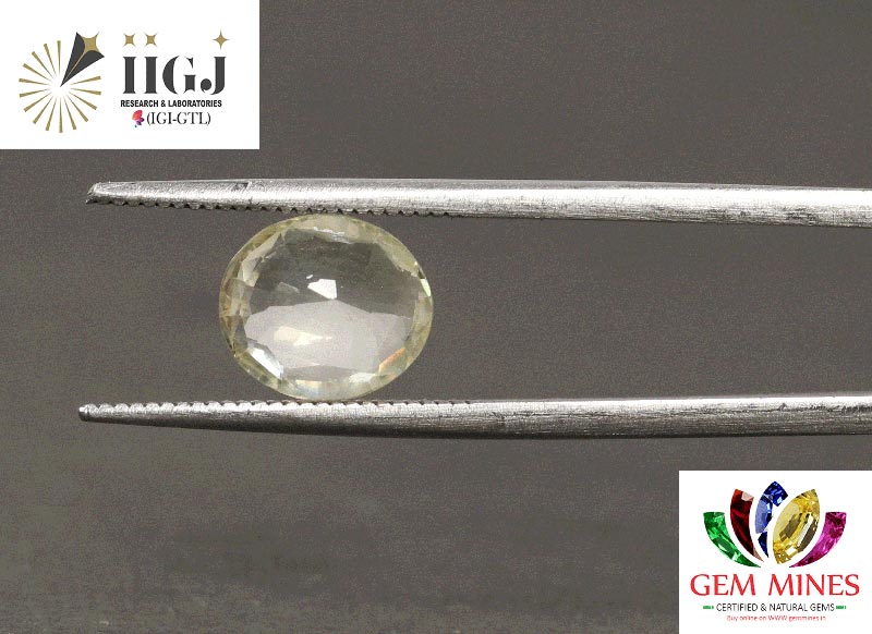 YSP10443 2 YELLOW SAPPHIRE 2.43 Ct.