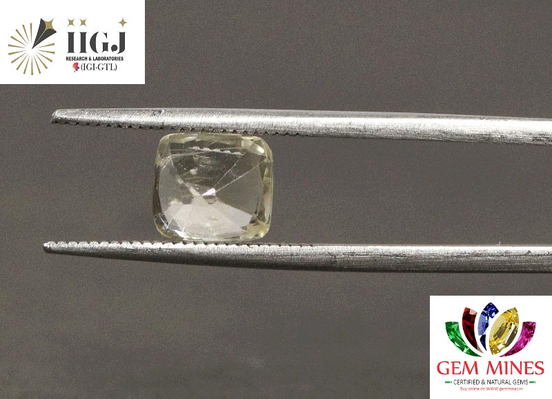 YSP10452 2 YELLOW SAPPHIRE 2.45 Ct.