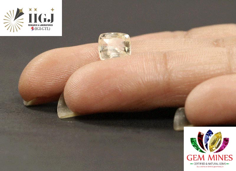 YSP10452 3 YELLOW SAPPHIRE 2.45 Ct.