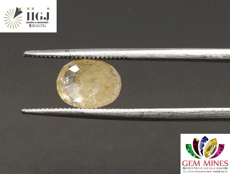 YSP10770 2 YELLOW SAPPHIRE 3.24 Ct.
