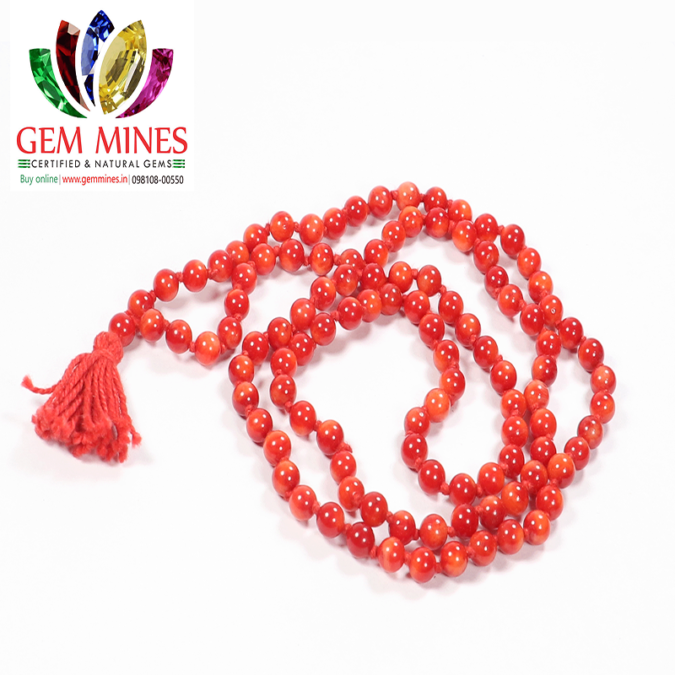 Certified Natural Coral Mala