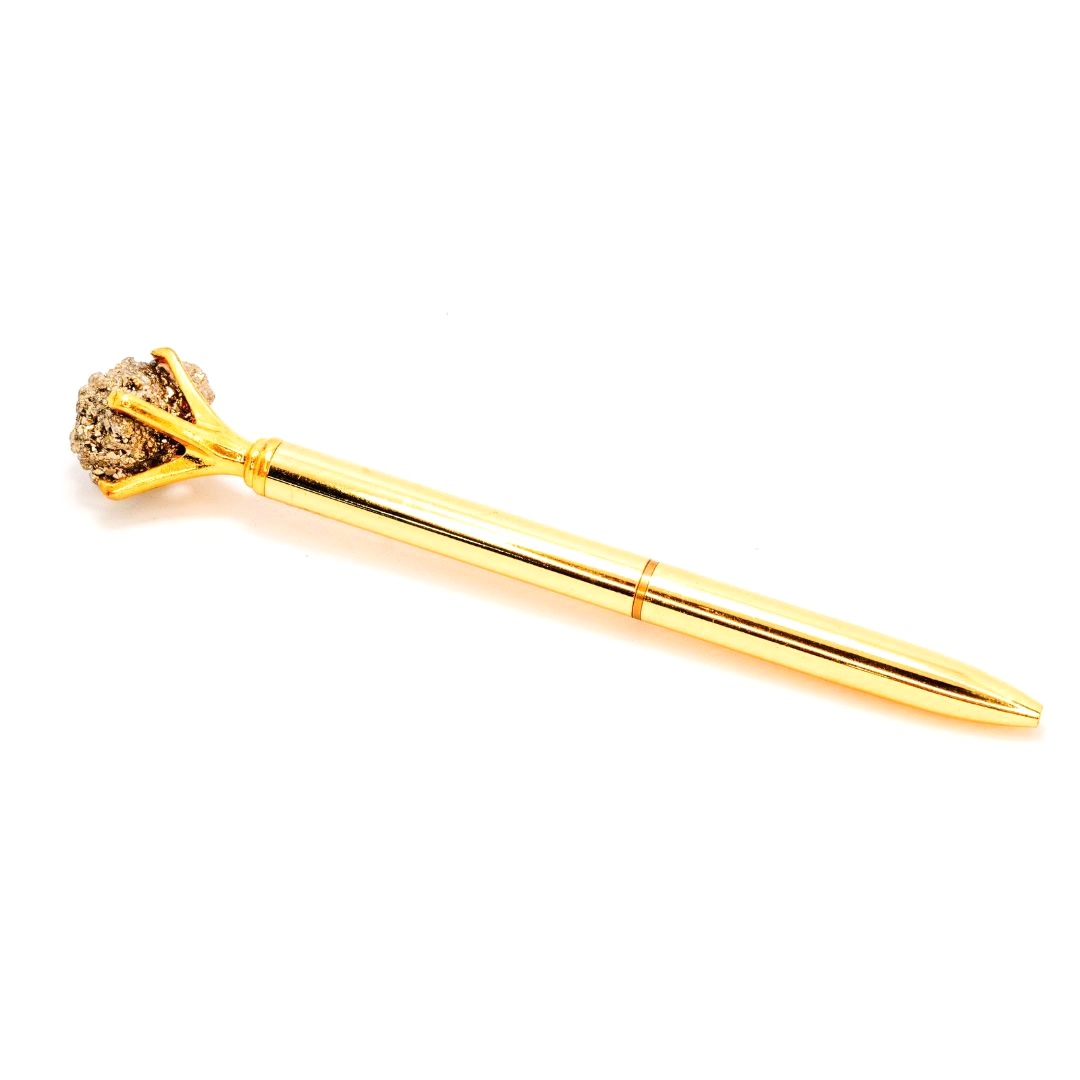 Certified Natural Pyrite Pen