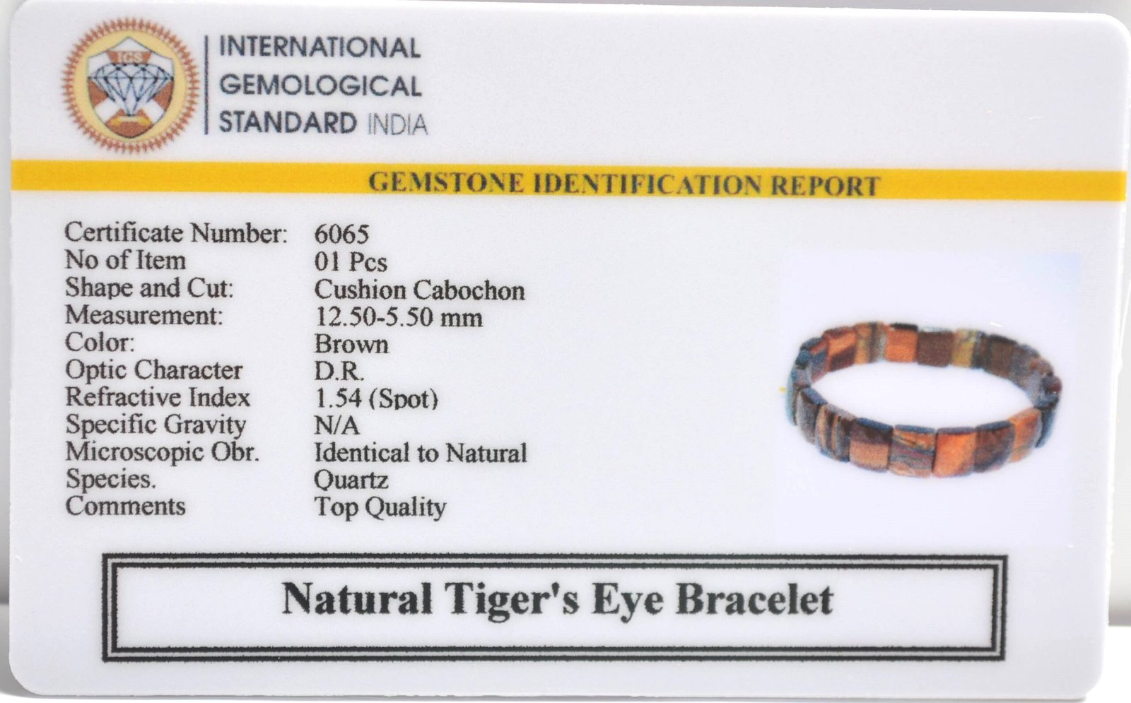 6065 scaled Tiger's Eye Square Bracelet