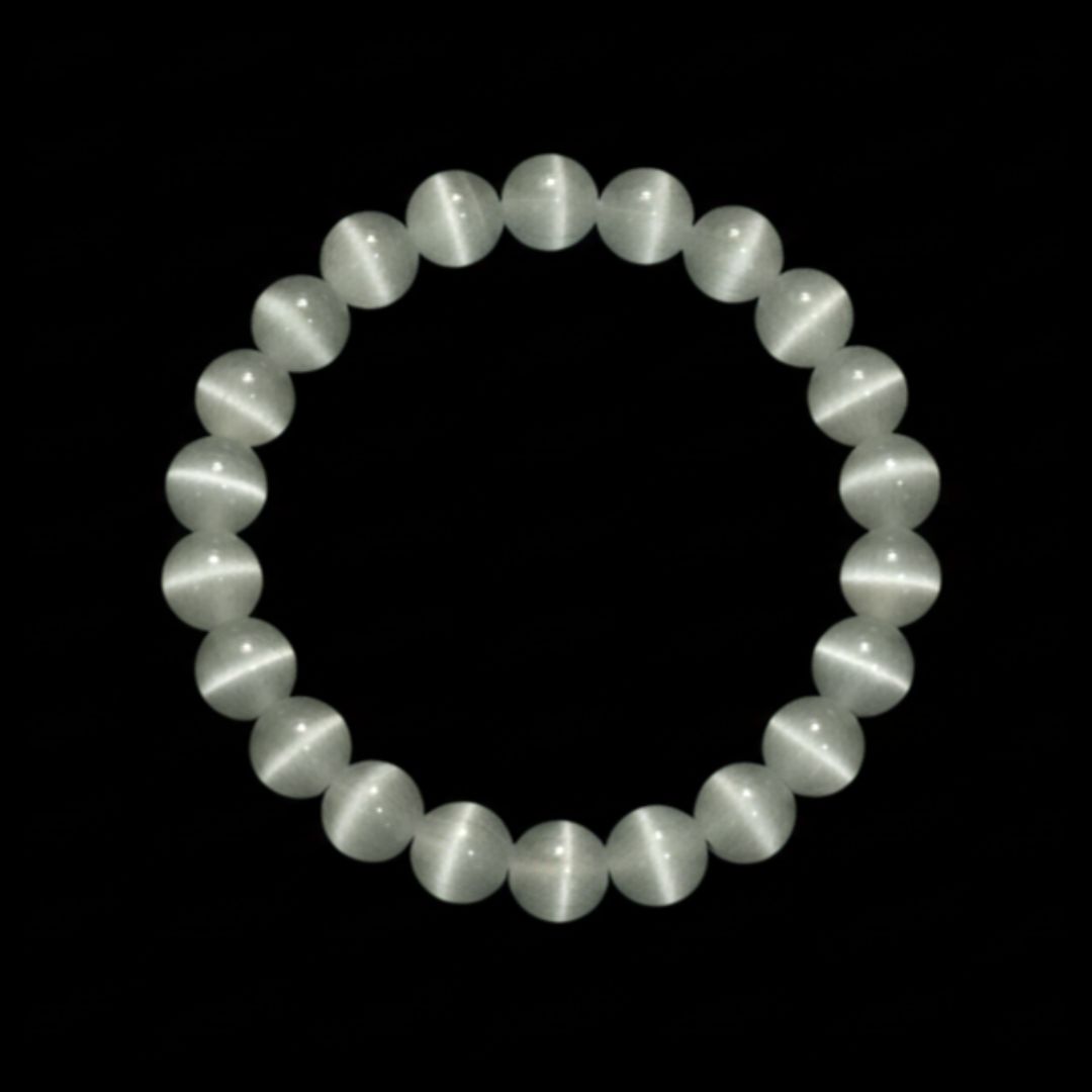 SELENITE 4 Selenite Bracelet
