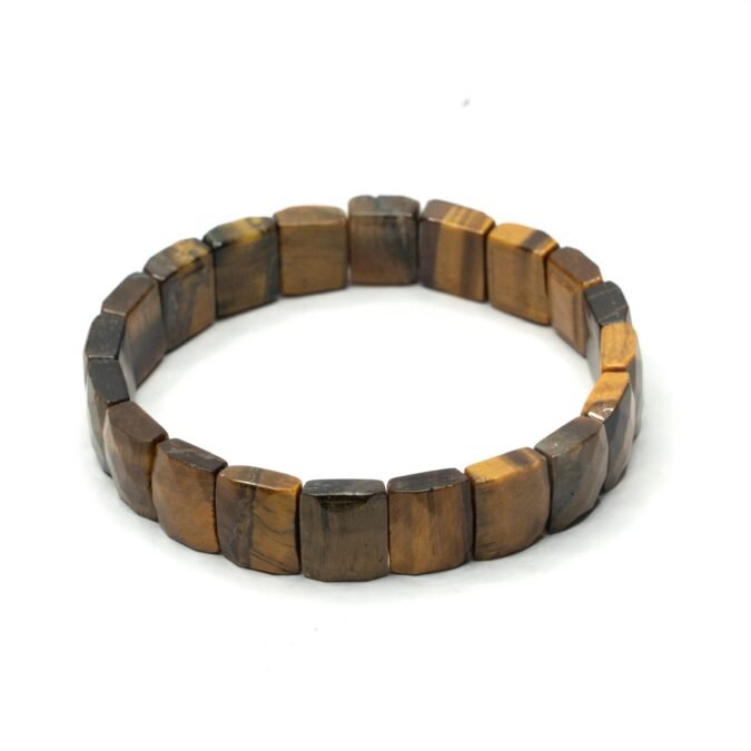 TIGER EYErectangle Tiger's Eye Square Bracelet