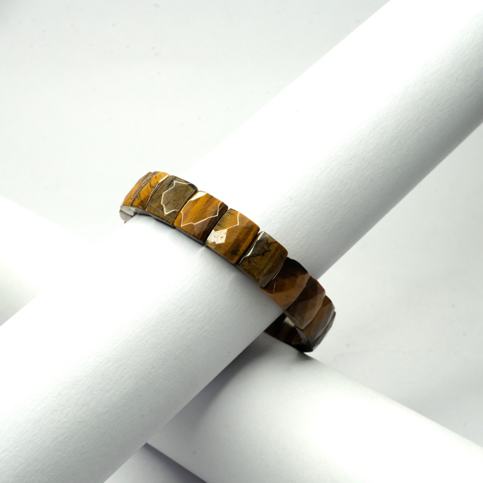 Tiger eyerec1 scaled Tiger's Eye Square Bracelet
