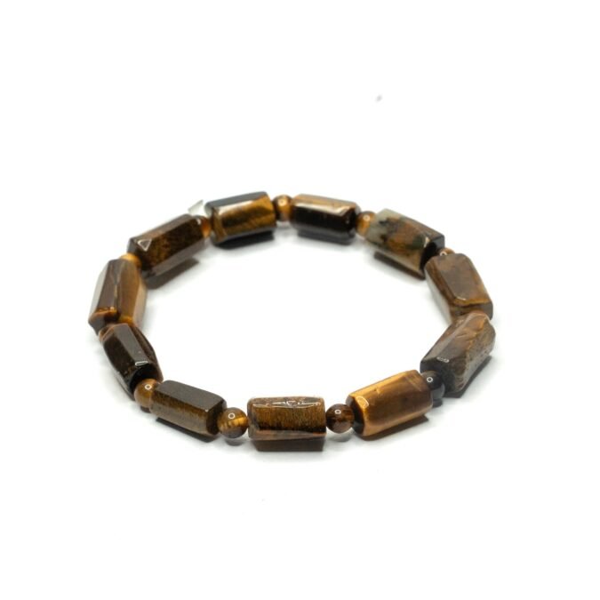tiger eye cylinder Tiger's Eye Rectangular Bracelet