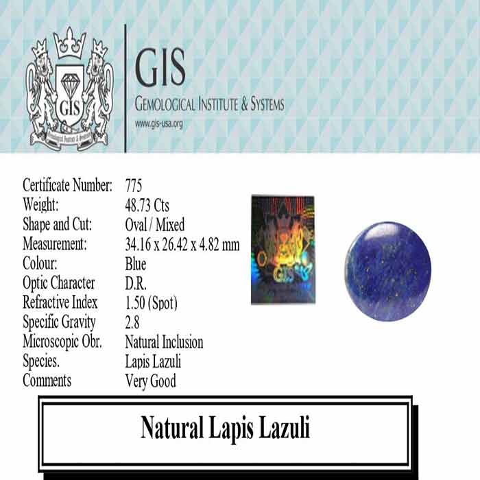 LAPIS LAZULI 48.73 Ct.
