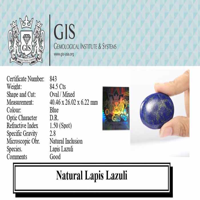 LAPIS LAZULI 84.5 Ct.