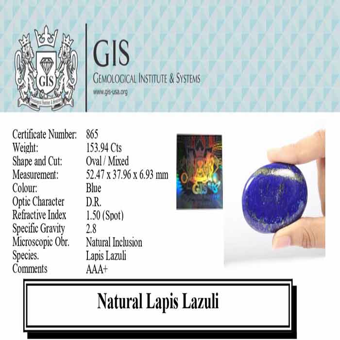 LAPIS LAZULI 153.94 Ct.