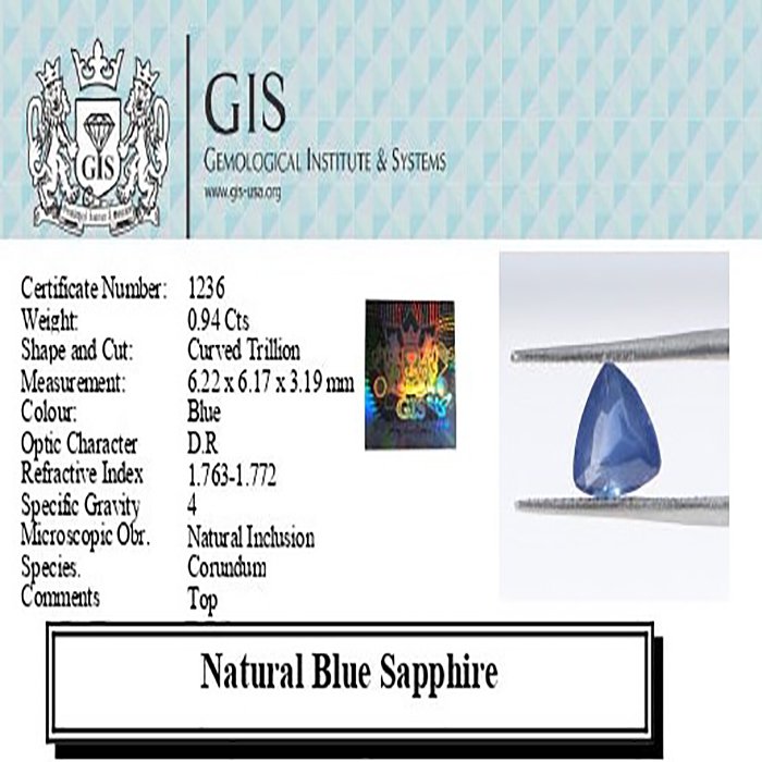 BSP12250 4 1 BLUE SAPPHIRE 0.94 Ct.