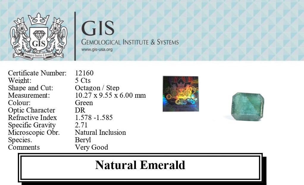 EMERALD 5 Ct.