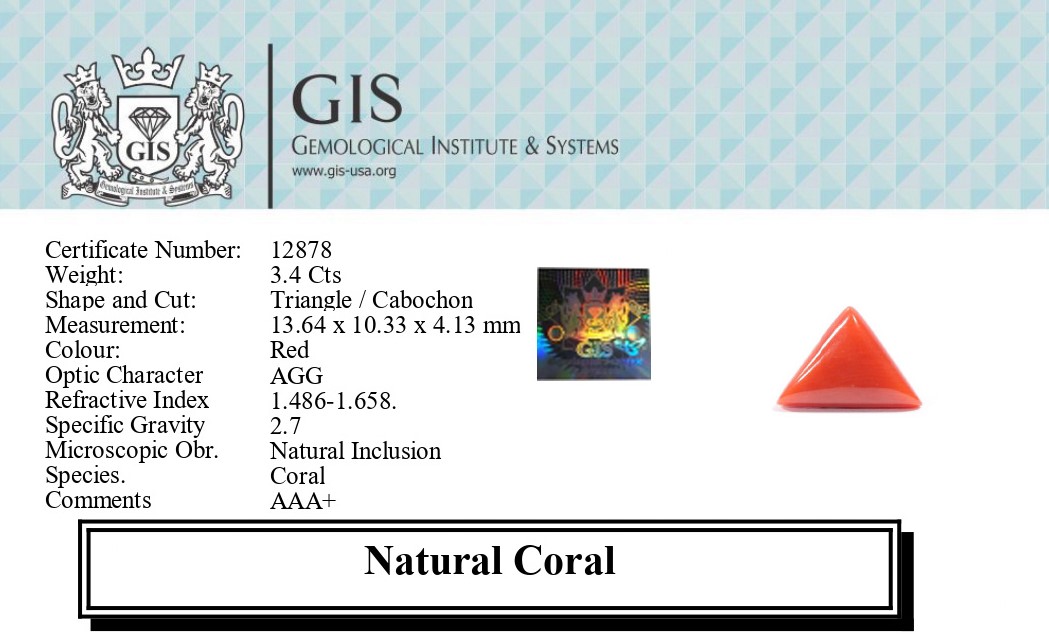 CORAL 3.4 Ct.