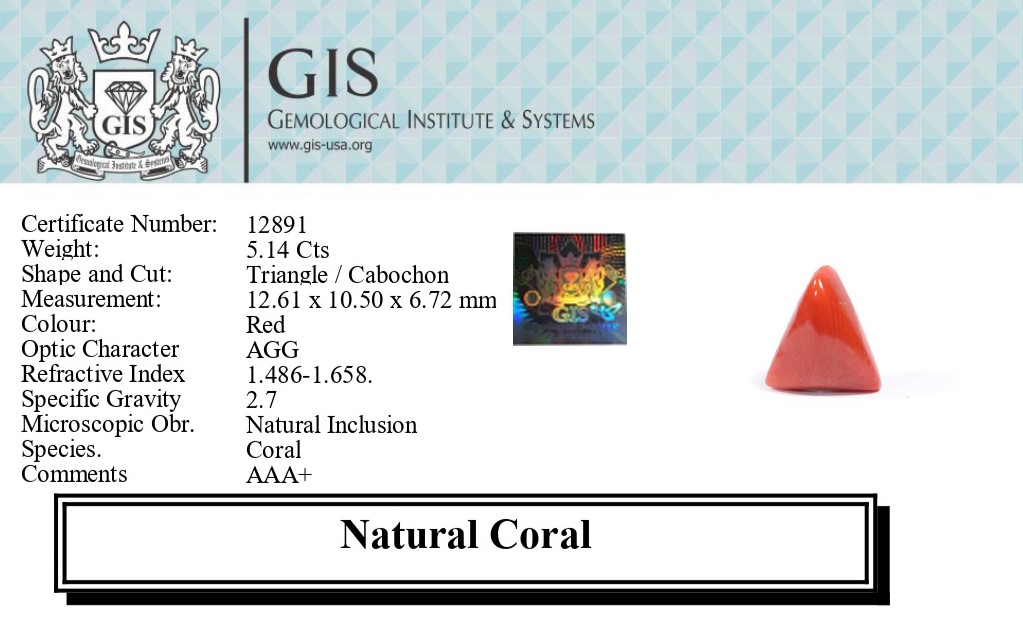 CORAL 5.14 Ct.