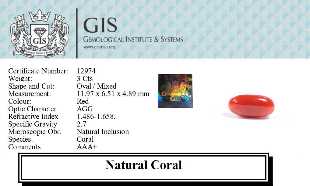 CORAL 3 Ct.