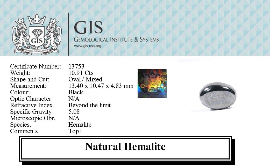 HEM11 5 1 HEMALITE 10.91 Ct.