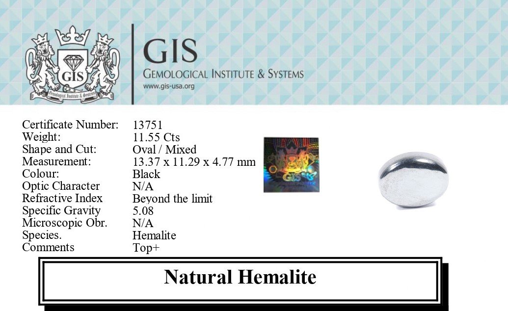 HEM9 5 1 HEMALITE 11.55 Ct.
