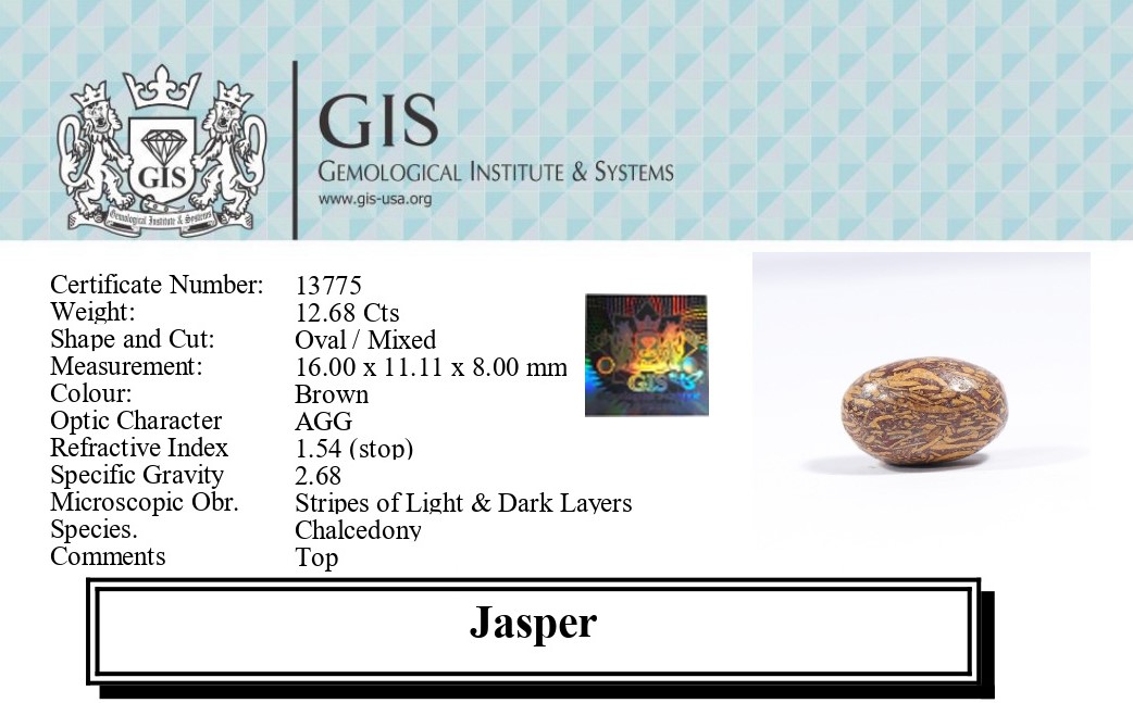 JASPER 12.68 Ct.