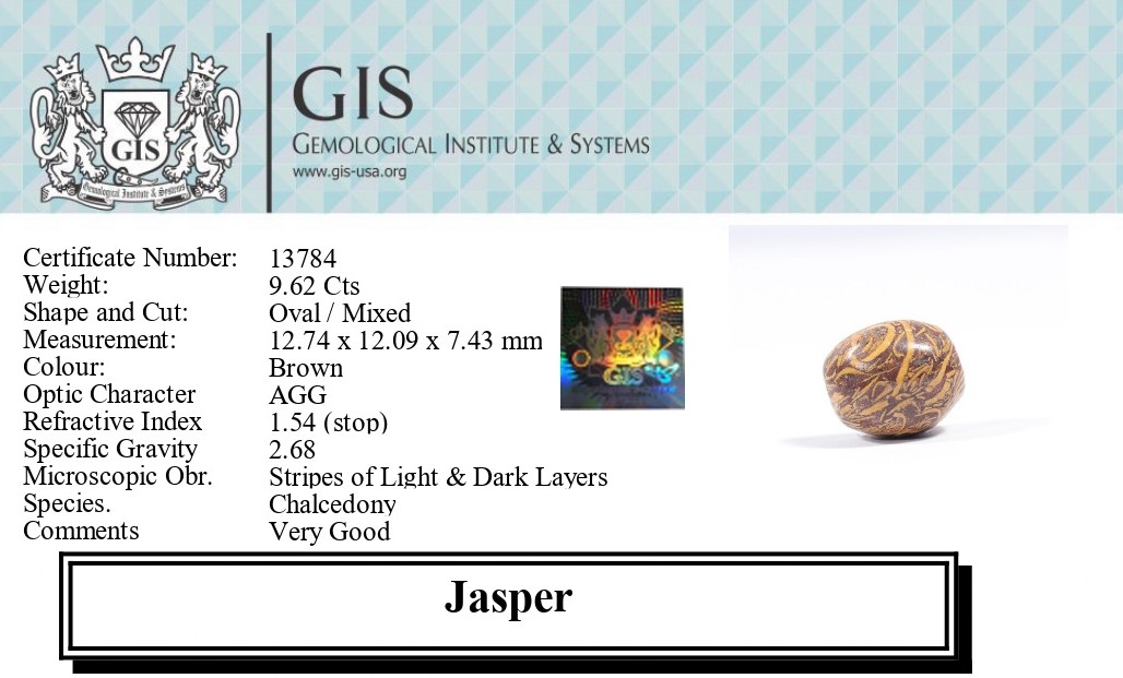 JASPER 9.62 Ct.