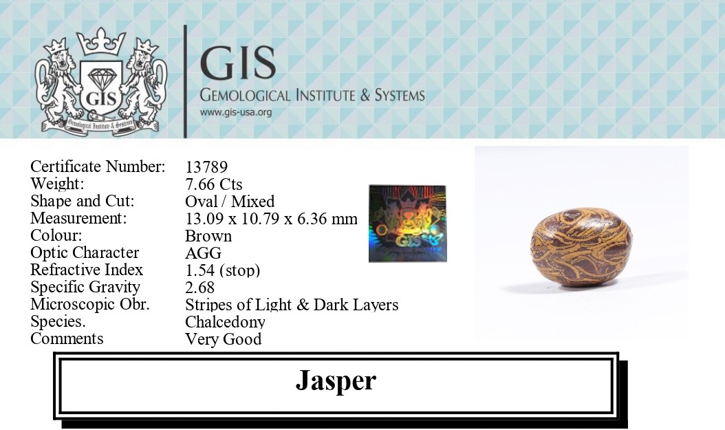 JASPER 7.66 Ct.