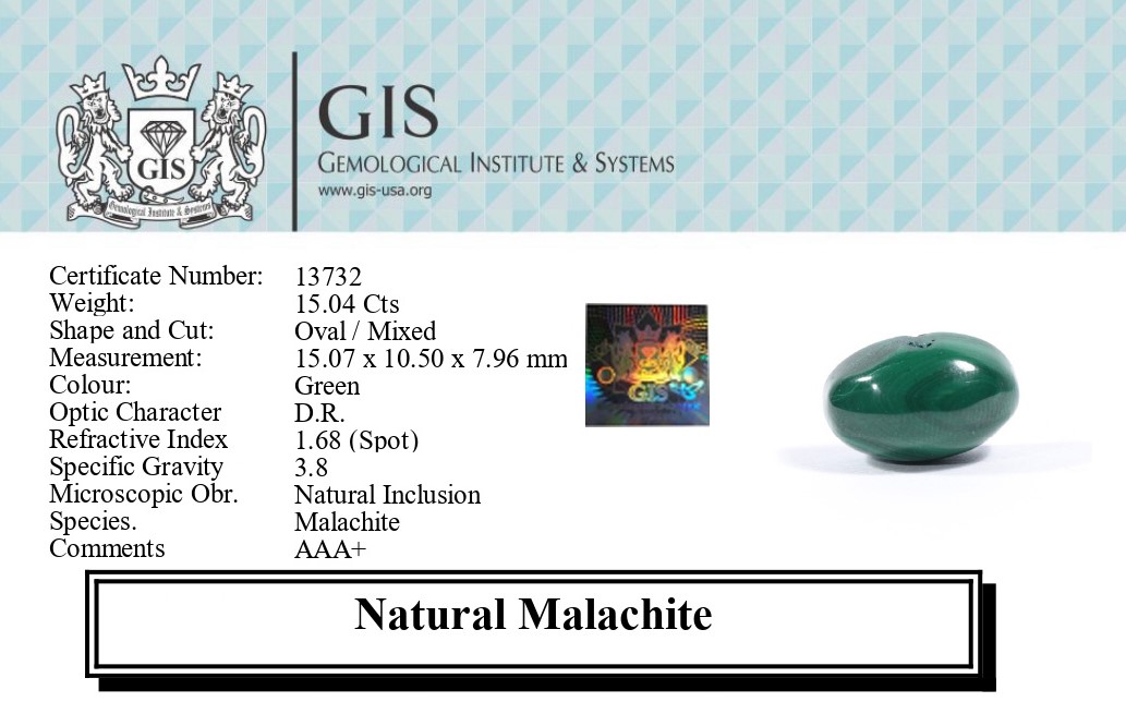 MELACHITE 15.04 Ct.