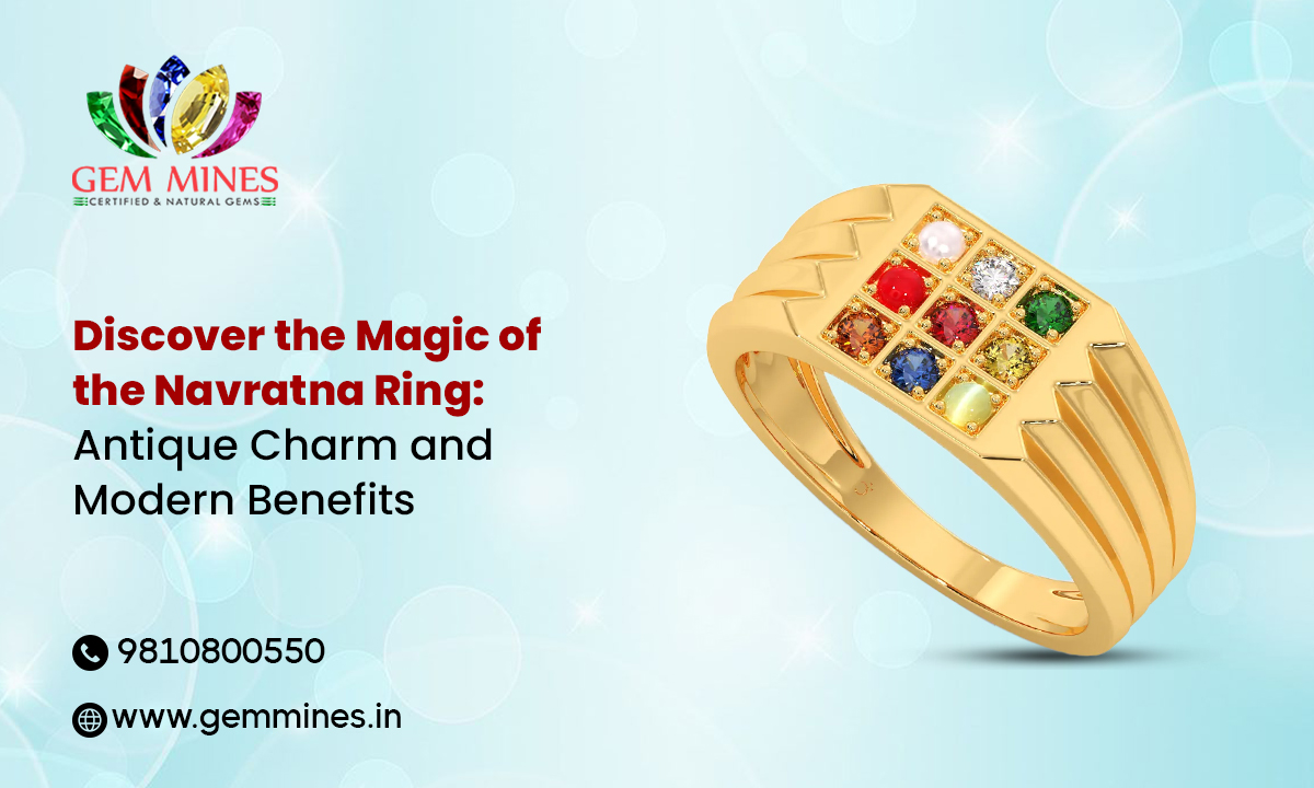 Discover the Magic of the Navratna Ring: Antique Charm and Modern Benefits