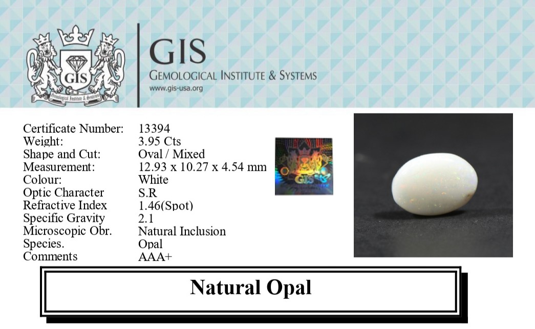 OPAL 3.95 Ct.