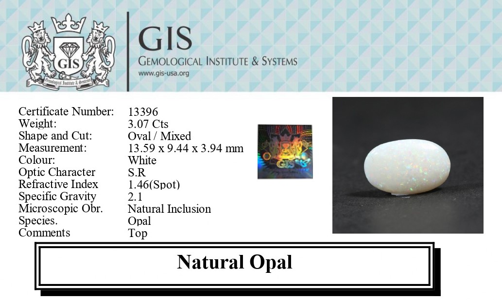 OPAL 3.07 Ct.