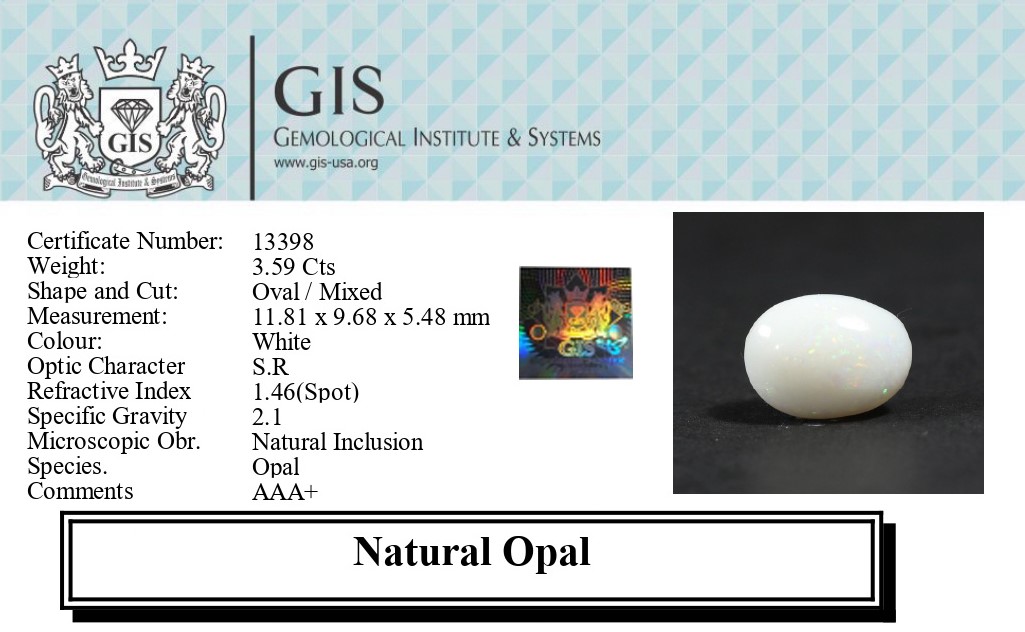 OPAL 3.59 Ct.