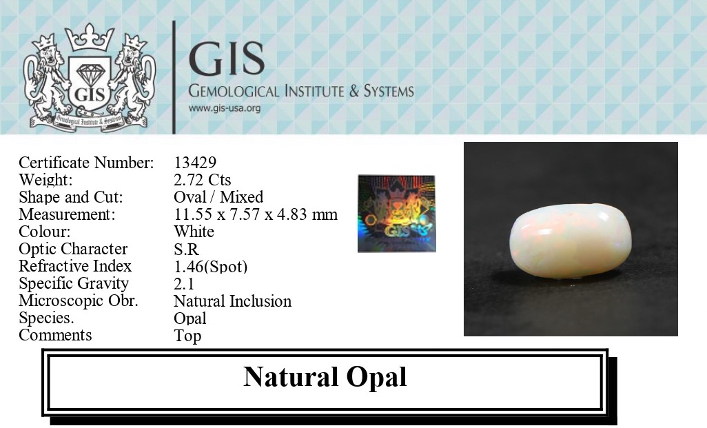 OPAL 2.72 Ct.