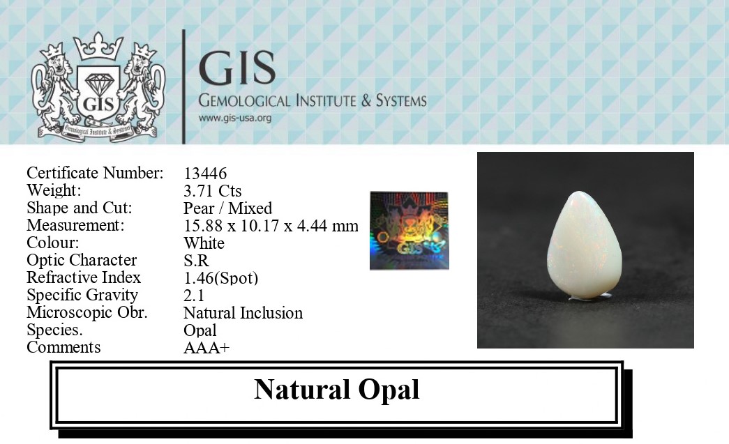 OPAL 3.71 Ct.