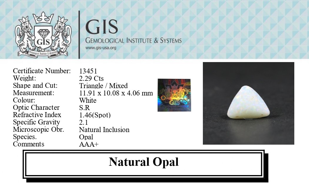 OPAL 2.29 Ct.