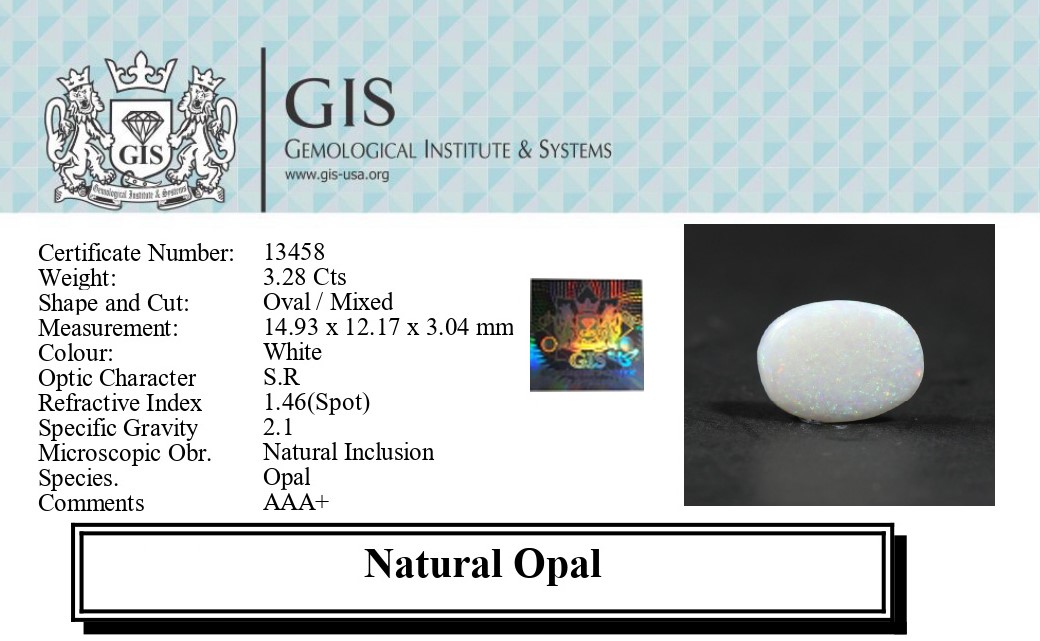 OPAL 3.28 Ct.