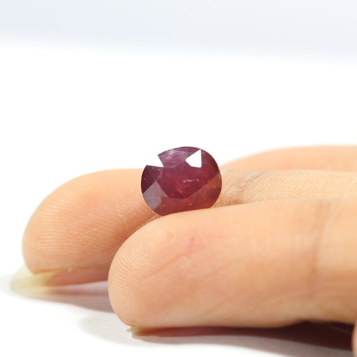 RUB7128 3 RUBY 3.23 Ct.